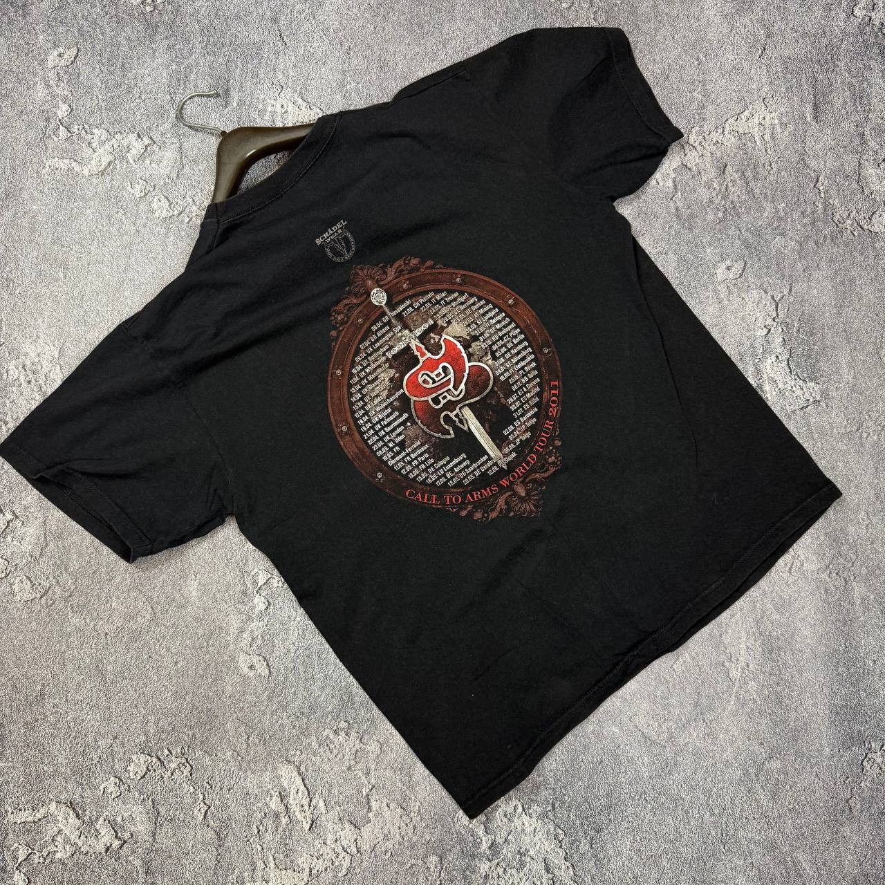 Band Tees SAXON World Tour 2011 Rock On The Ocean Black XL T-Shirt Size US XL / EU 56 / 4 - 6 Thumbnail