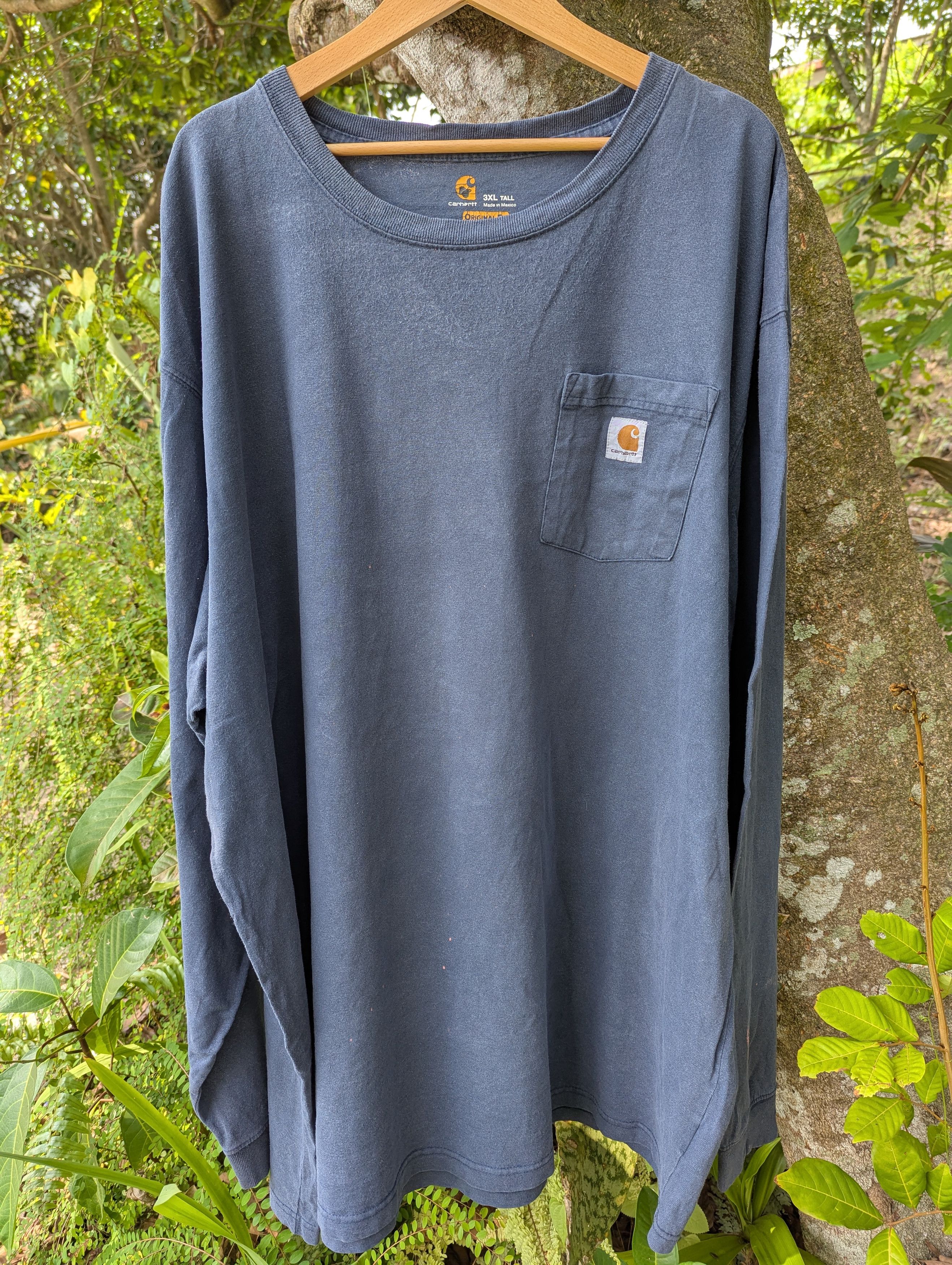 Carhartt Thrashed Carhartt Long Sleeve Shirt Size US XXL / EU 58 / 5 - 1 Thumbnail
