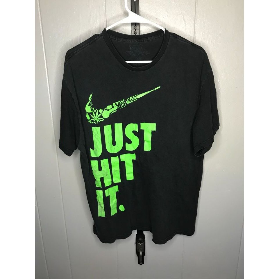 Other Boot Nike "just hit it" smoking 420 t shirt sz LG Size US L / EU 52-54 / 3 - 1 Thumbnail