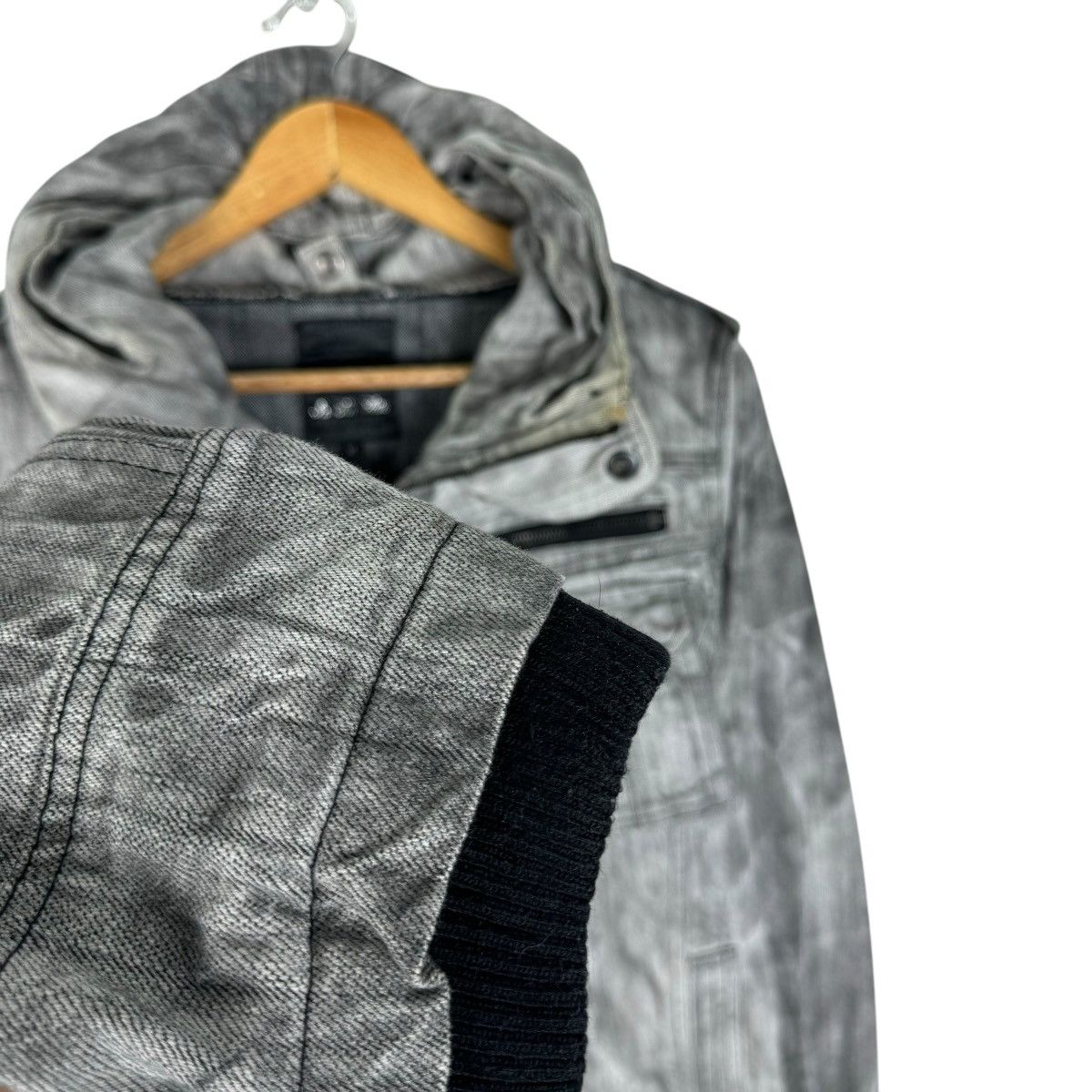 If Six Was Nine × In The Attic × Le Grande Bleu (L.G.B.) ☀️IN THE ATTIC HOODIE DENIM ZIPPER JACKET Size US M / EU 48-50 / 2 - 5 Thumbnail