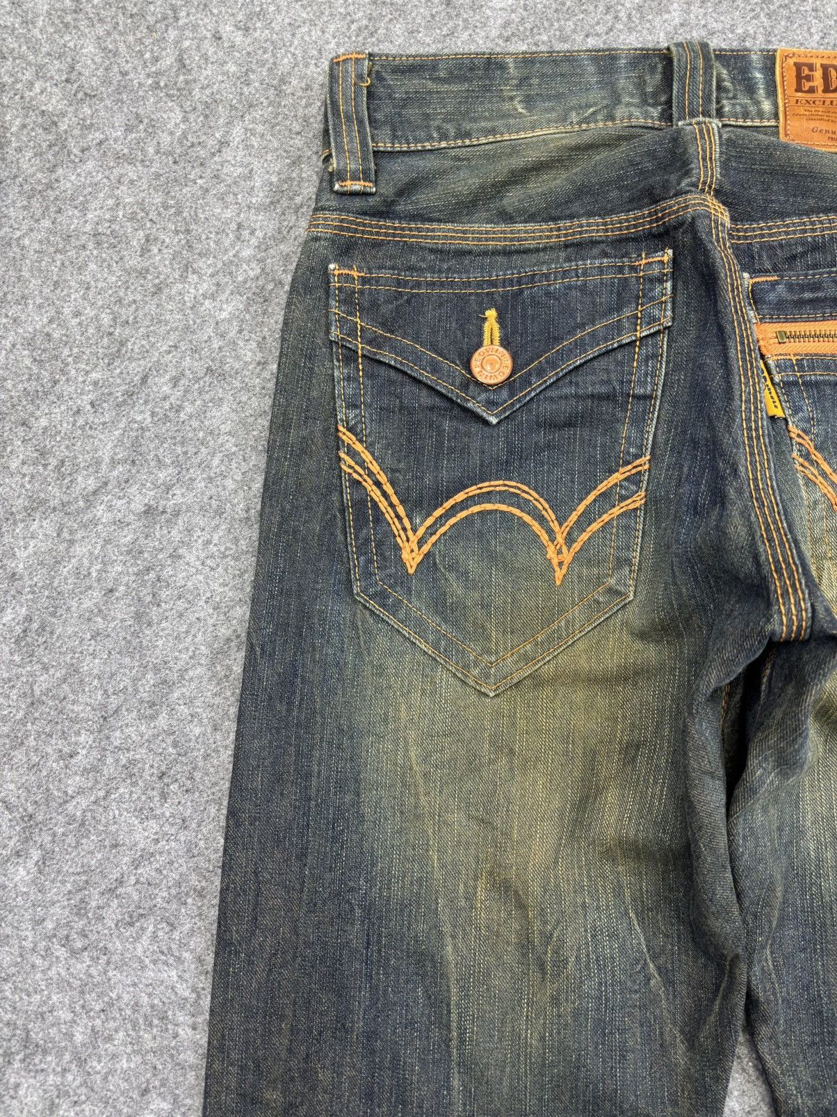 Edwin 💥Rust Wash💥Sick Edwin Crazy Style Rush Mudwash Denim F920 Size US 30 / EU 46 - 9 Thumbnail