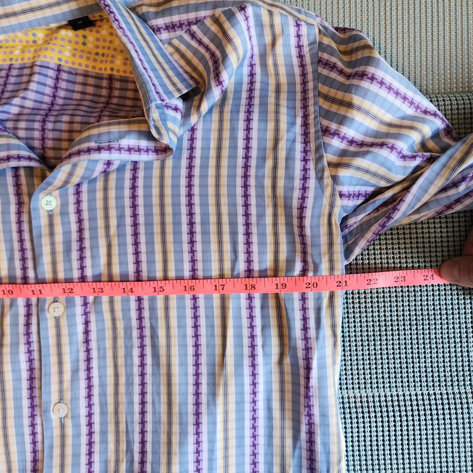 Robert Graham Robert Graham Men's Medium Long Sleeve Striped Size US M / EU 48-50 / 2 - 6 Thumbnail