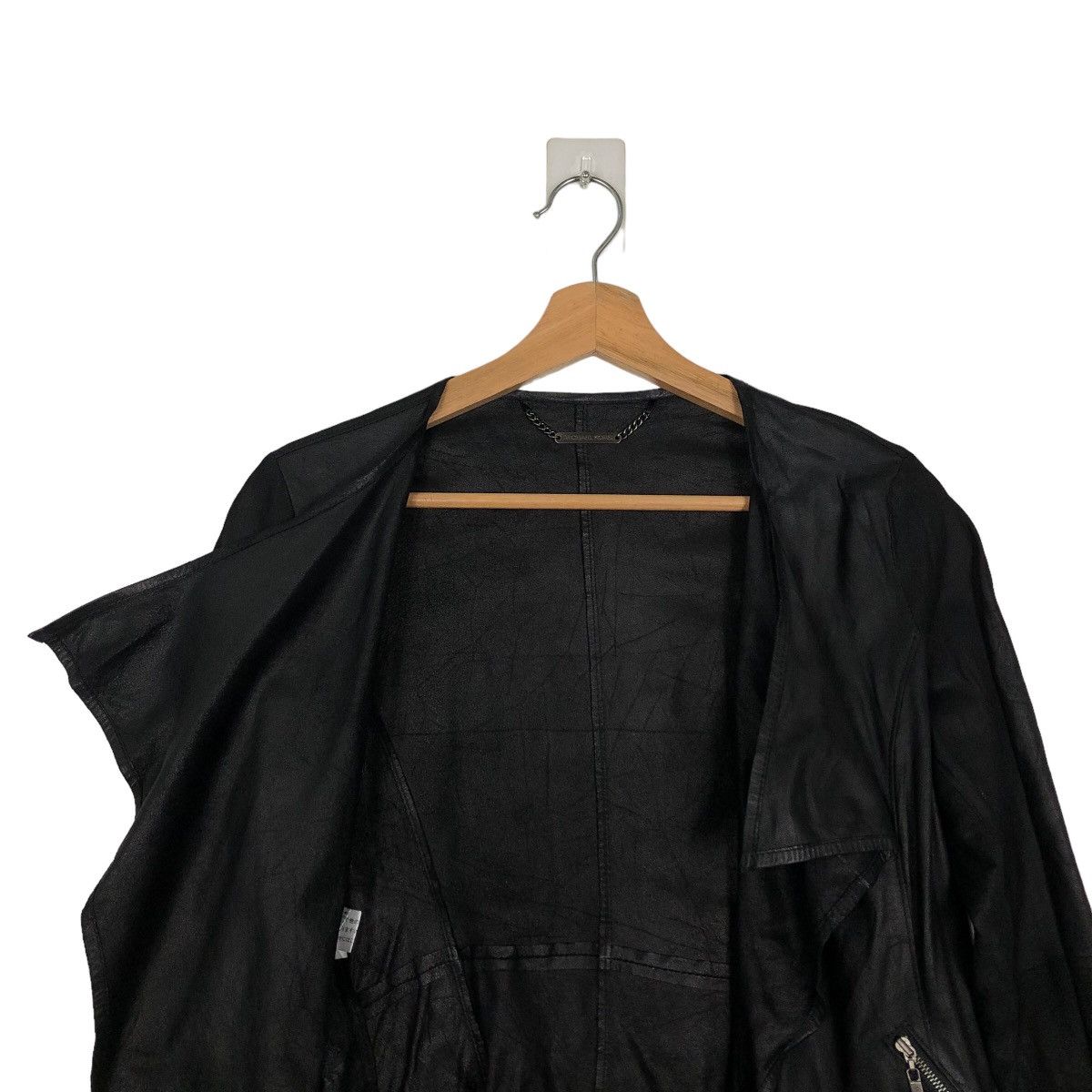 Michael Kors 🔥Cropped Soft Leather Jacket Bondage Design Size US M / EU 48-50 / 2 - 10 Thumbnail