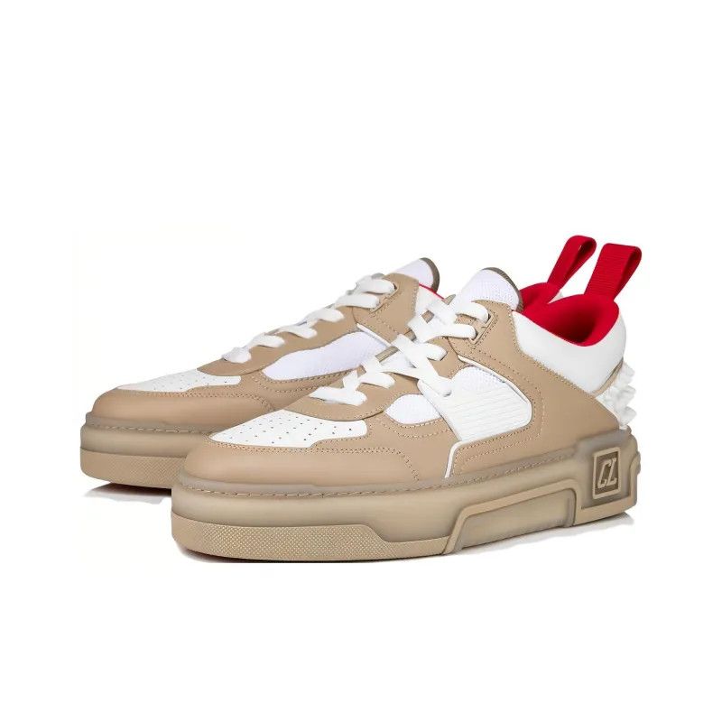 Christian Louboutin o1s1wg110125 Astroloubi Flat Calf/GG in Umber Size US 8 / EU 41 - 3 Thumbnail