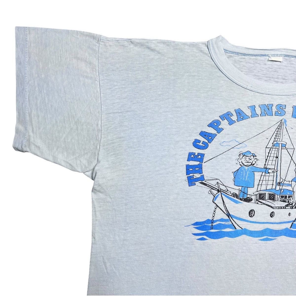 Vintage Vintage 1977 The Captains Word Is Law Kinky Fisherman Tee Size US L / EU 52-54 / 3 - 6 Thumbnail