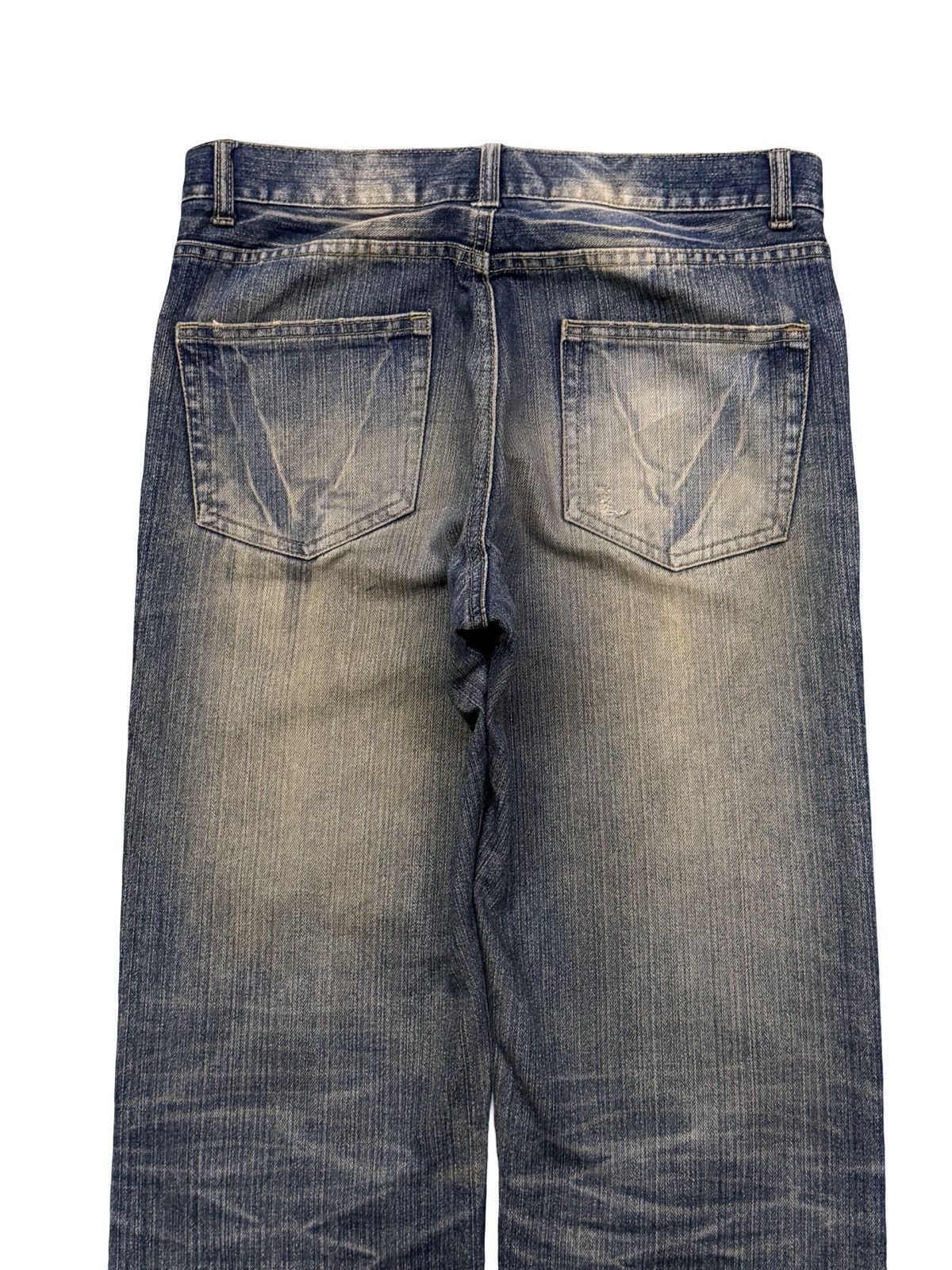 Hysteric Glamour Vintage Y2K Japanese Brand distressed jeans Crazy Fade | W31 Size US 31 - 5 Thumbnail