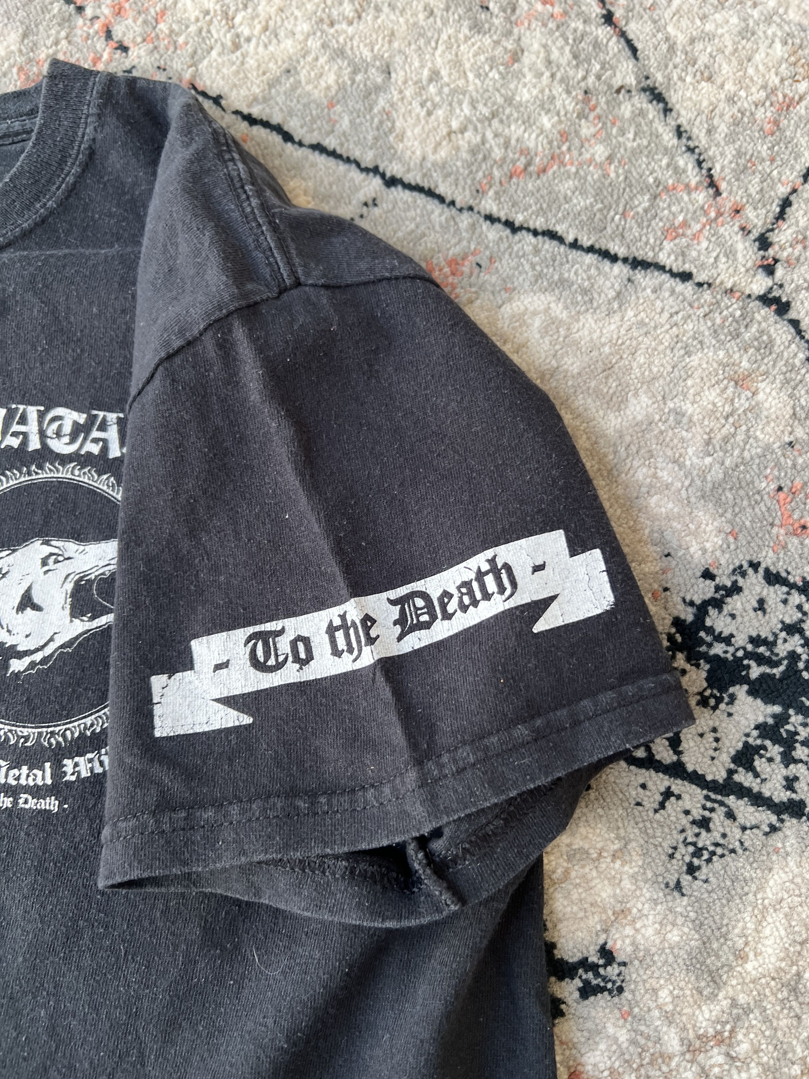 Band Tees Watain Black Metal Militia Fuck God Hail Satan Size US M / EU 48-50 / 2 - 7 Thumbnail
