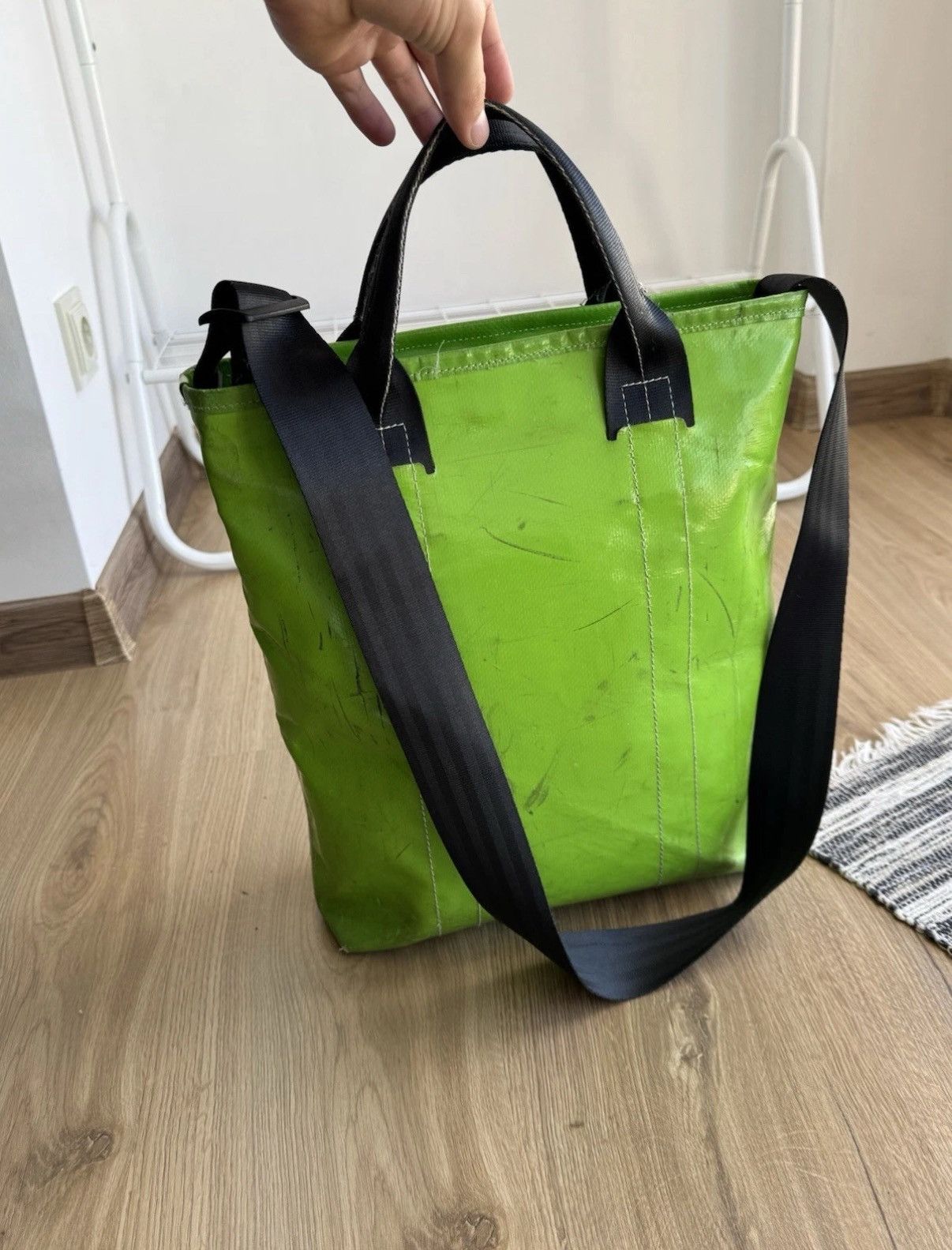 Freitag Freitag Handbag F203 Vintage Green Crossbody Shoulder Bag Size ONE SIZE - 8 Thumbnail