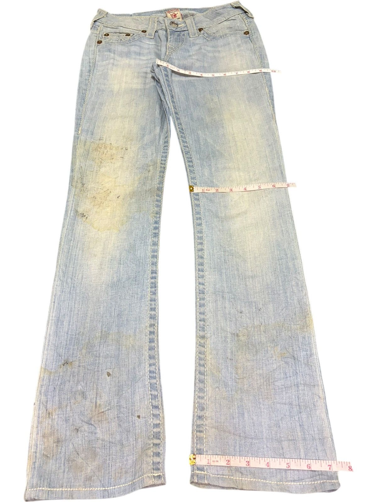 True Religion Vintage True Religion Mud Wash Low Rise Flare Jeans Size 27" / US 4 / IT 40 - 8 Thumbnail