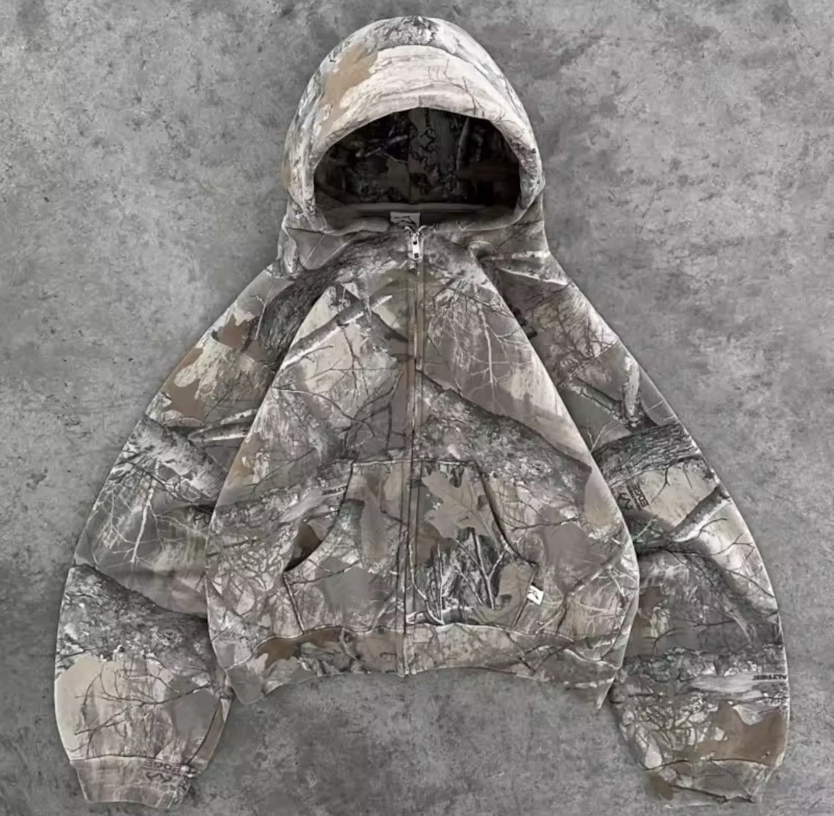 Other Y2K Retro Zip Up Hoodie Men Camouflage Pattern Zipper Size US L / EU 52-54 / 3 - 1 Thumbnail