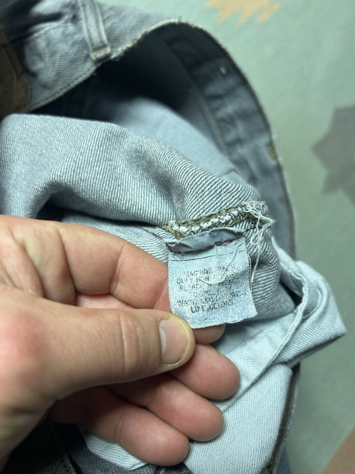 Vintage Vintage 80s Levi’s 501 jeans gray faded black made USA 31x30 Size US 31 - 12 Thumbnail