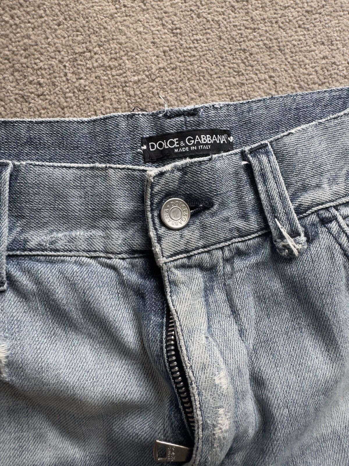 Dolce & Gabbana Dolce & Gabbana Ripped Jeans US30 Size US 30 / EU 46 - 3 Thumbnail