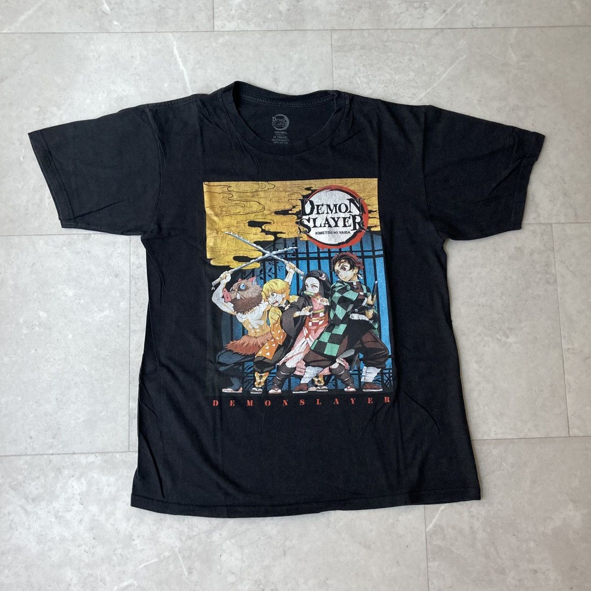 Anime demon slayer kimetsu no yaiba anime manga cartoon movie Size US M / EU 48-50 / 2 - 1 Thumbnail
