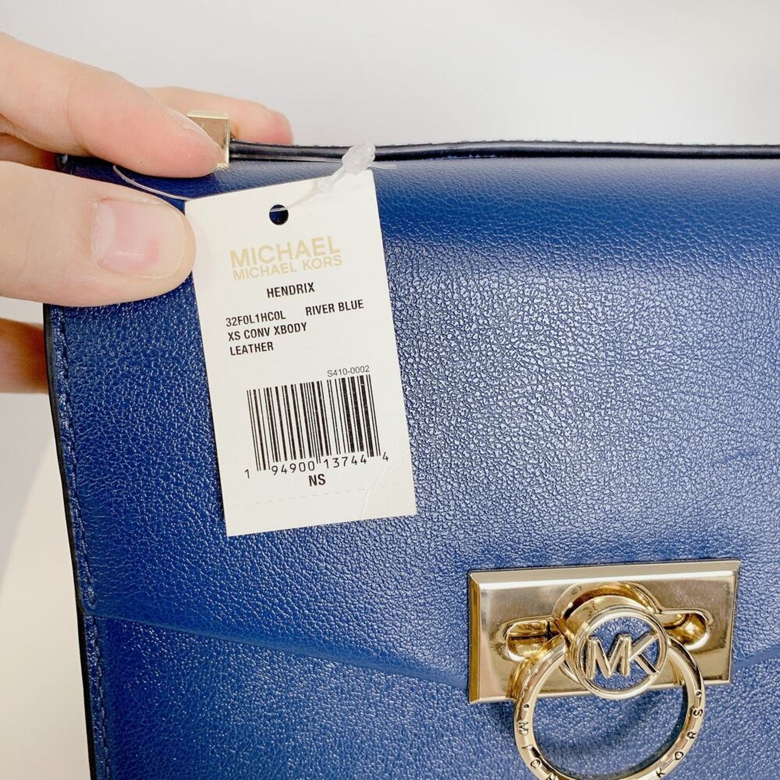 Michael Kors Michael Kors 32F0L1HC0L Bolso Hendrix IN RIVER BLUE Size ONE SIZE - 5 Thumbnail