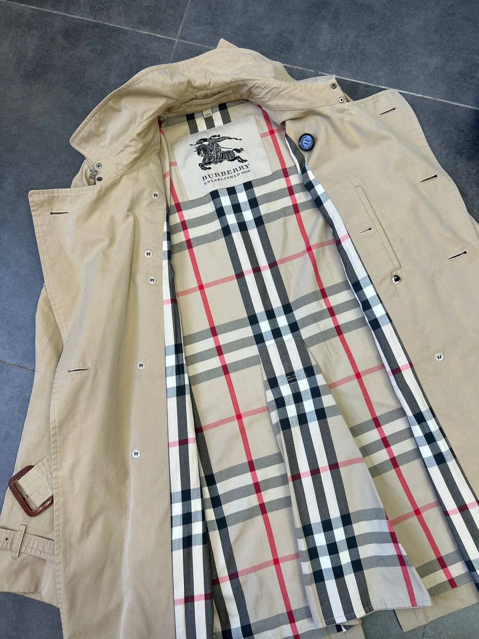 Burberry Burberry Trench Coat Size L / US 10 / IT 46 - 4 Thumbnail