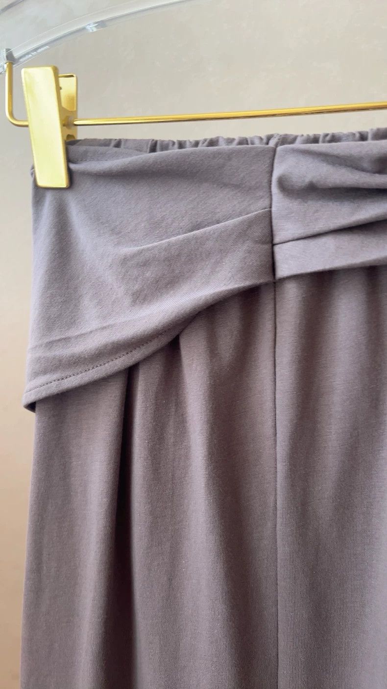 Dries Van Noten DRIES VAN NOTEN size:M Black knot design skirt Size 23" - 6 Thumbnail