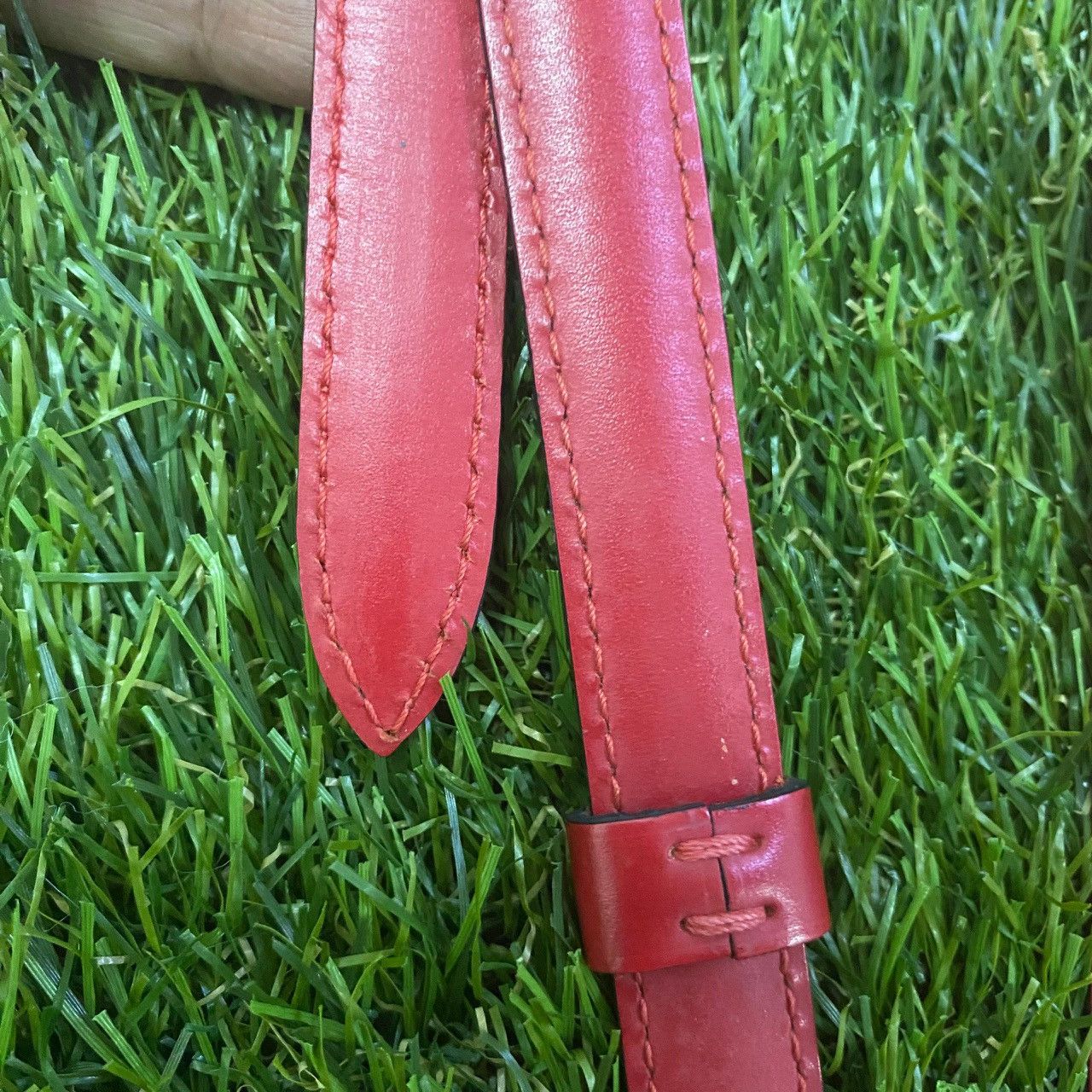 Louis Vuitton Louis Vuitton Red Adjustable Shoulder Strap 6LKO126K – Y2K Size ONE SIZE - 18 Thumbnail