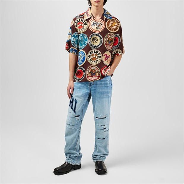 Amiri AMIRI Coasters Bowling Shirt Size US L / EU 52-54 / 3 - 5 Thumbnail