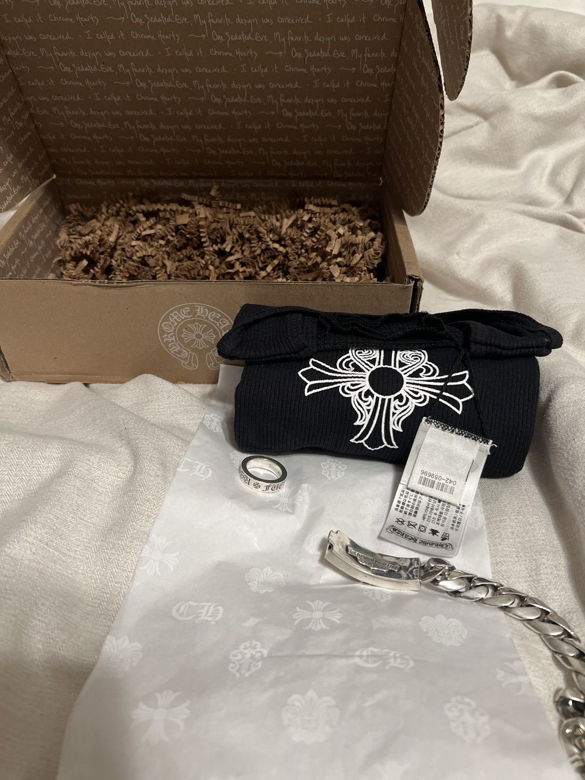 Chrome Hearts Hairy Cross Rib Tank Top | Grailed