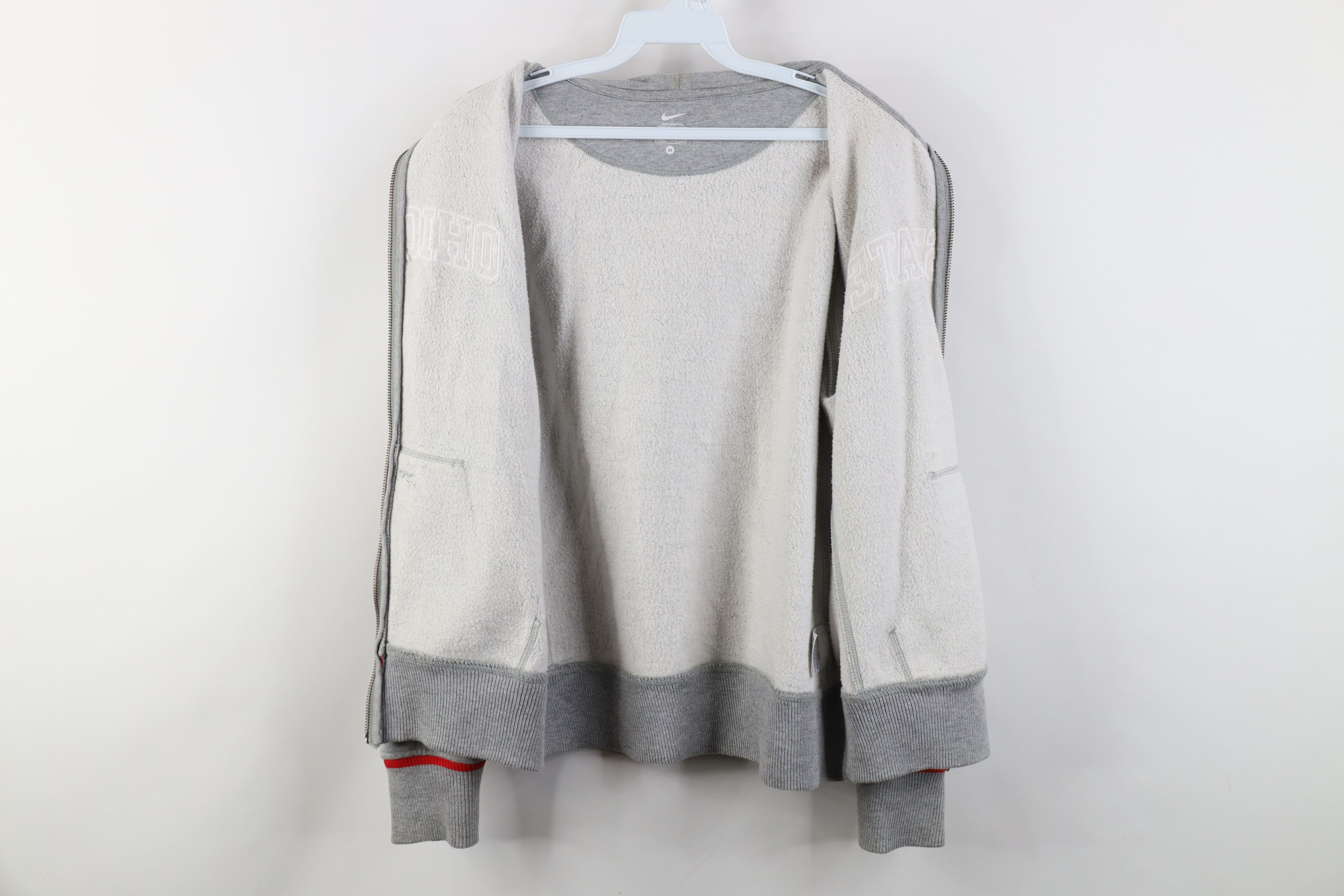 Nike Vintage Nike Scott Swoosh Ohio State University Zip Hoodie Size M / US 6-8 / IT 42-44 - 10 Thumbnail
