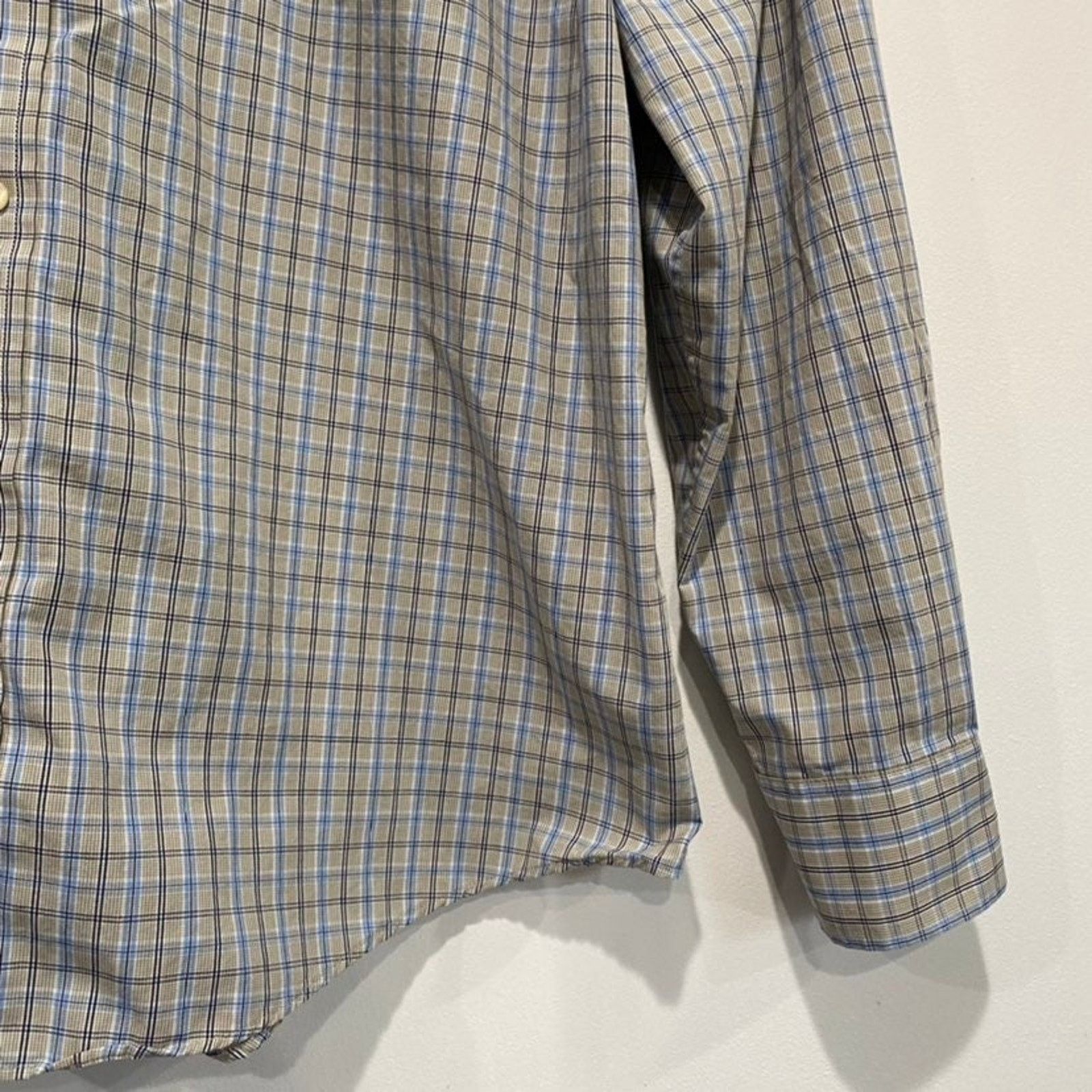 Cherokee Cherokee Blue Plaid Button Down Shirt Size XL Size US XL / EU 56 / 4 - 4 Thumbnail