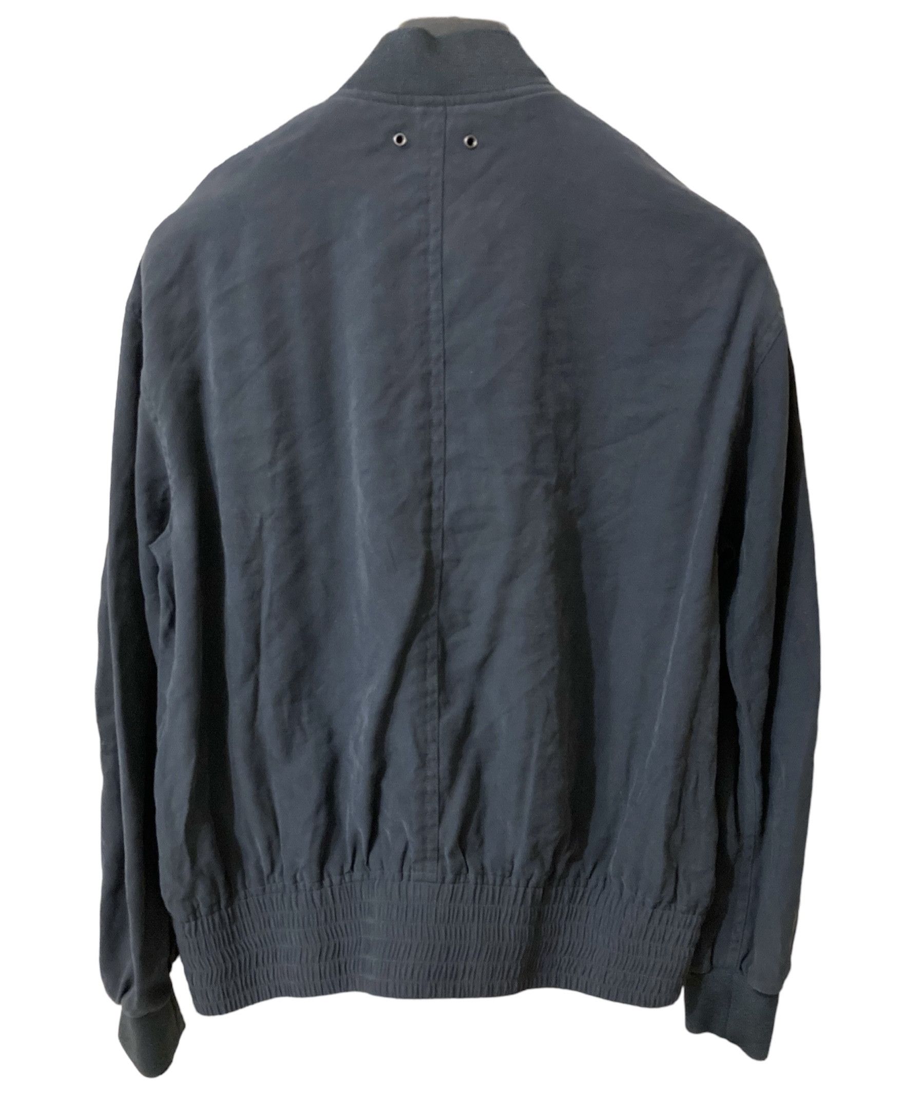 LIEBESKIND BERLIN Liebeskind Berlin Women’s Grey Twill- Collar Bomber Jacket Size S / US 4 / IT 40 - 2 Thumbnail