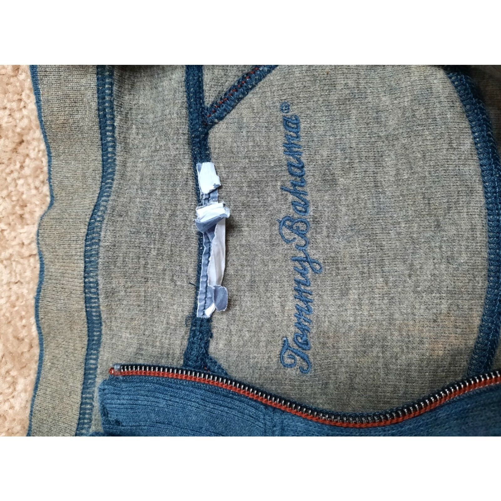 Tommy Bahama VINTAGE Tommy Bahama Reversible Quarter Zip Pullover Sweatshirt 2XL Cotton Blue Mens Size US XXL / EU 58 / 5 - 5 Thumbnail