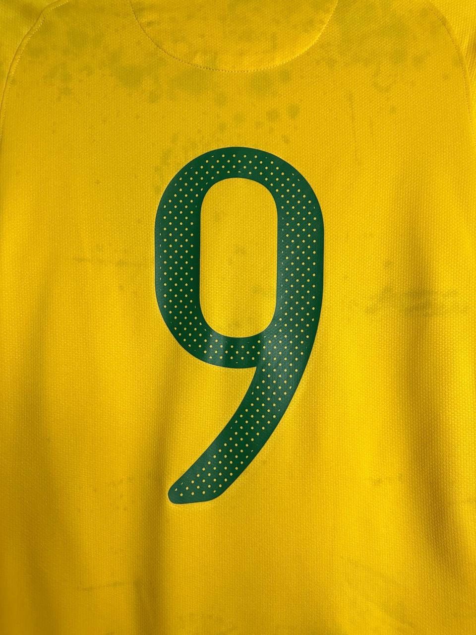Nike Nike Brazil Home Jersey 2006 #9 Ronaldo Dri-FIT Yellow S Size US S / EU 44-46 / 1 - 16 Thumbnail