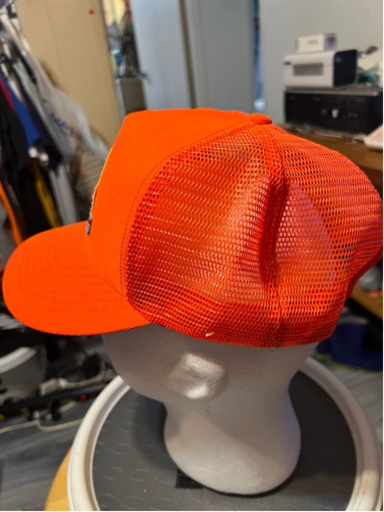 Onitsuka Tiger Vintage Tide Racing Team Trucker Hat One Size Orange Navy Size ONE SIZE - 2 Thumbnail