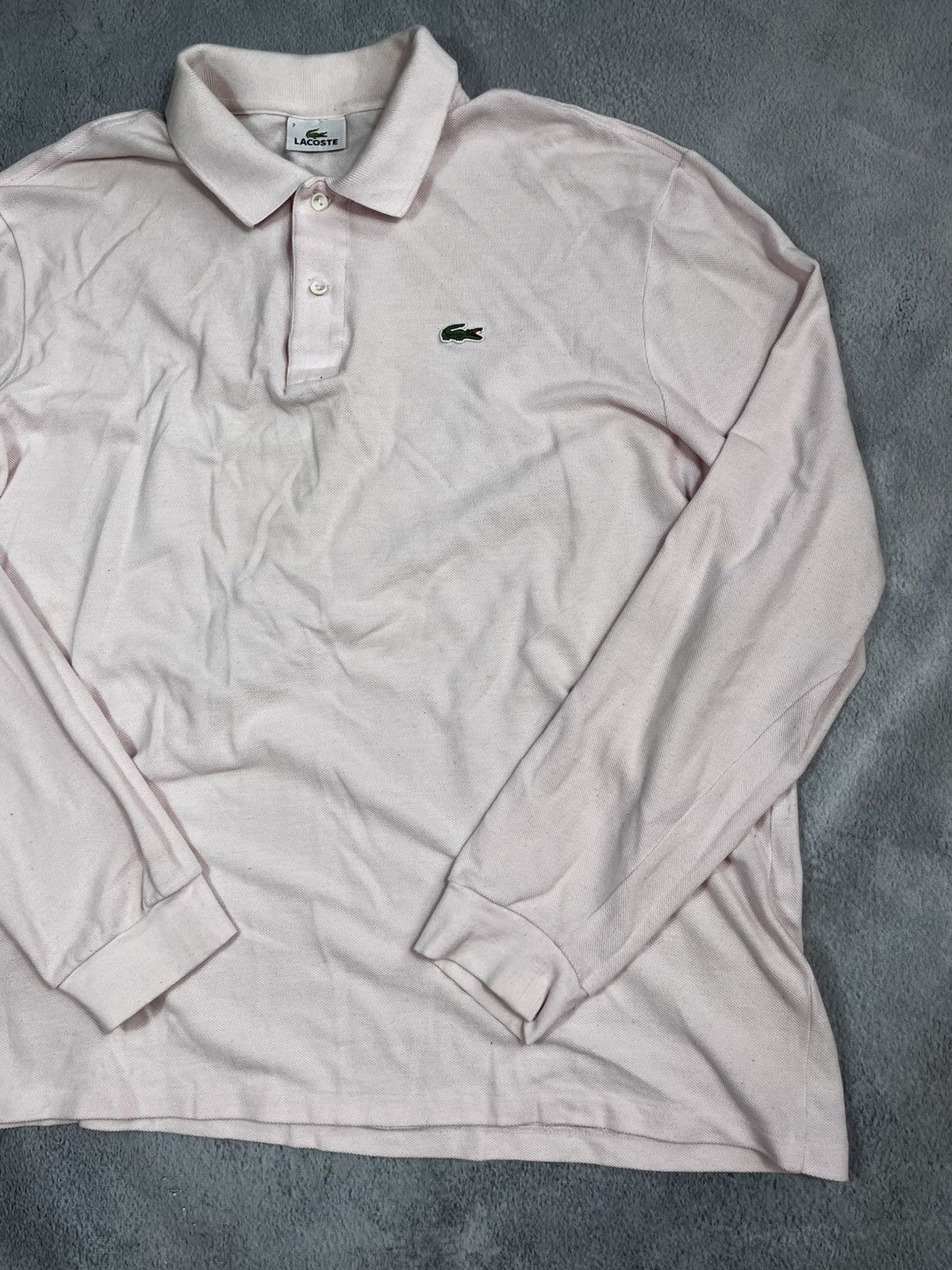 Lacoste × Vintage Vintage 90s Lacoste 1/4 polo long sleeve streetwear size XL Size US XL / EU 56 / 4 - 3 Thumbnail