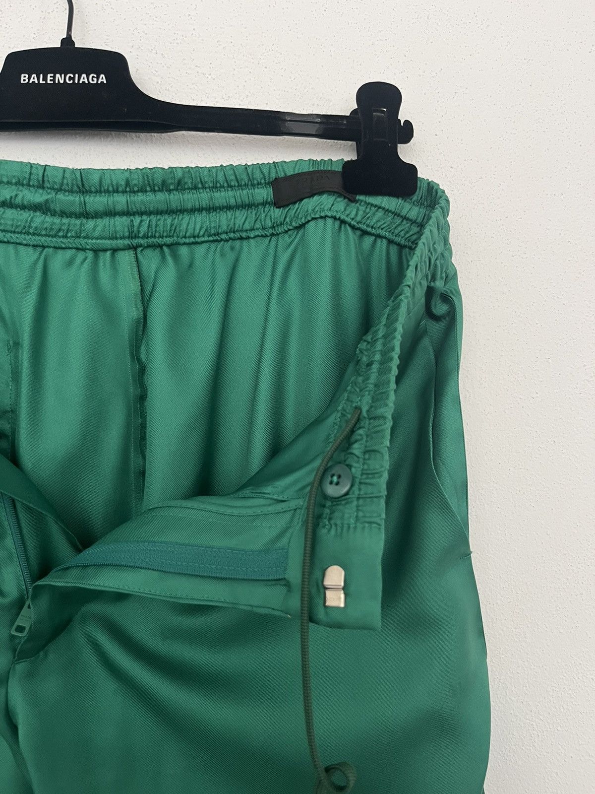 Prada Prada casual green silk pajama drawstring pants Size US 33 - 5 Thumbnail