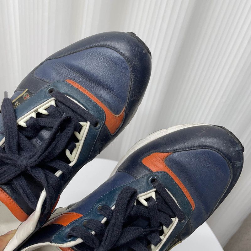 Gucci Gucci Stylish Casual Sneakers in Dark Blue - Size US 8 / EU 41 - 9 Thumbnail