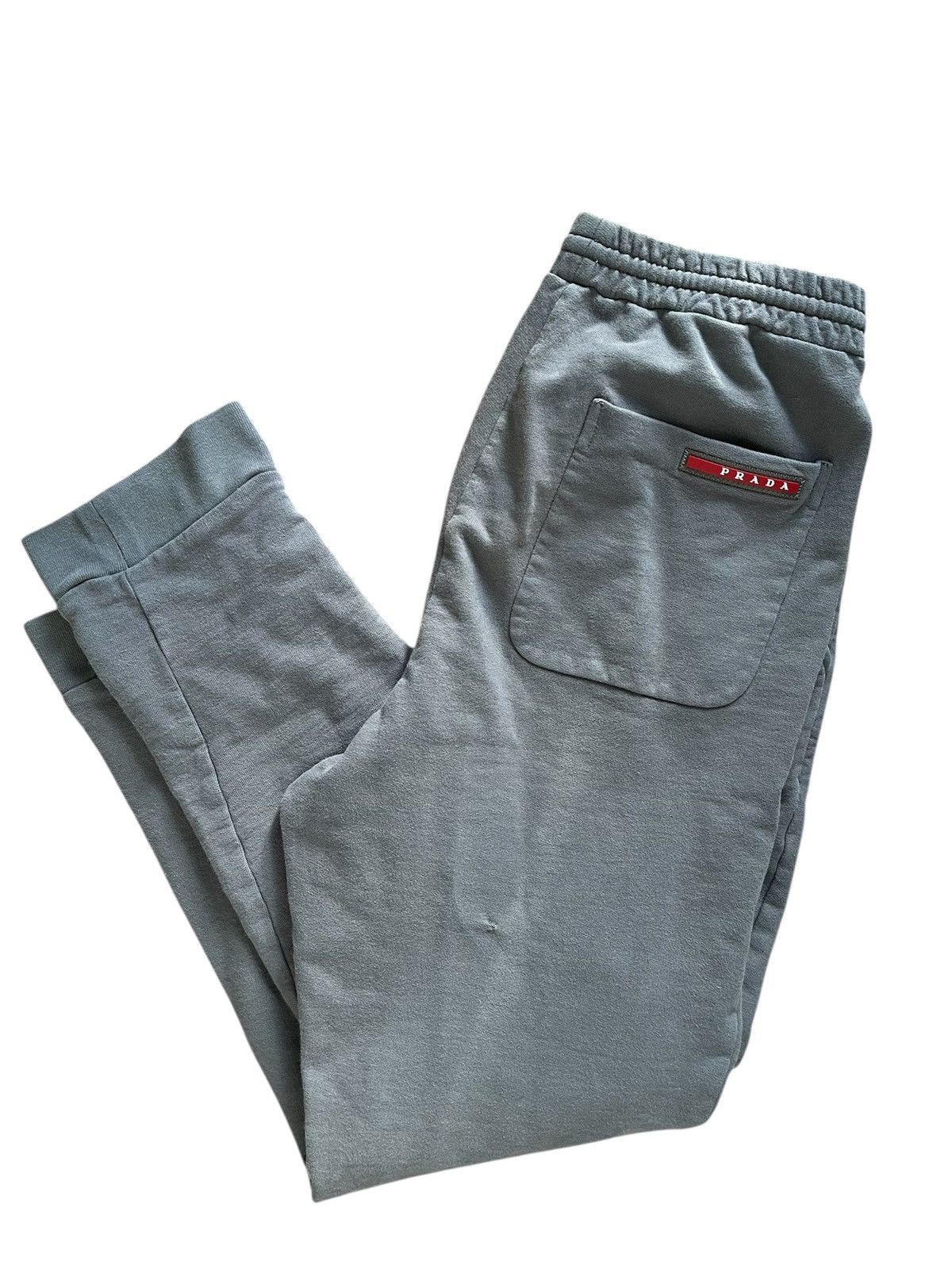 Prada Prada grey sweatpants luxury fashion highend streetwear Size US 32 / EU 48 - 1 Thumbnail