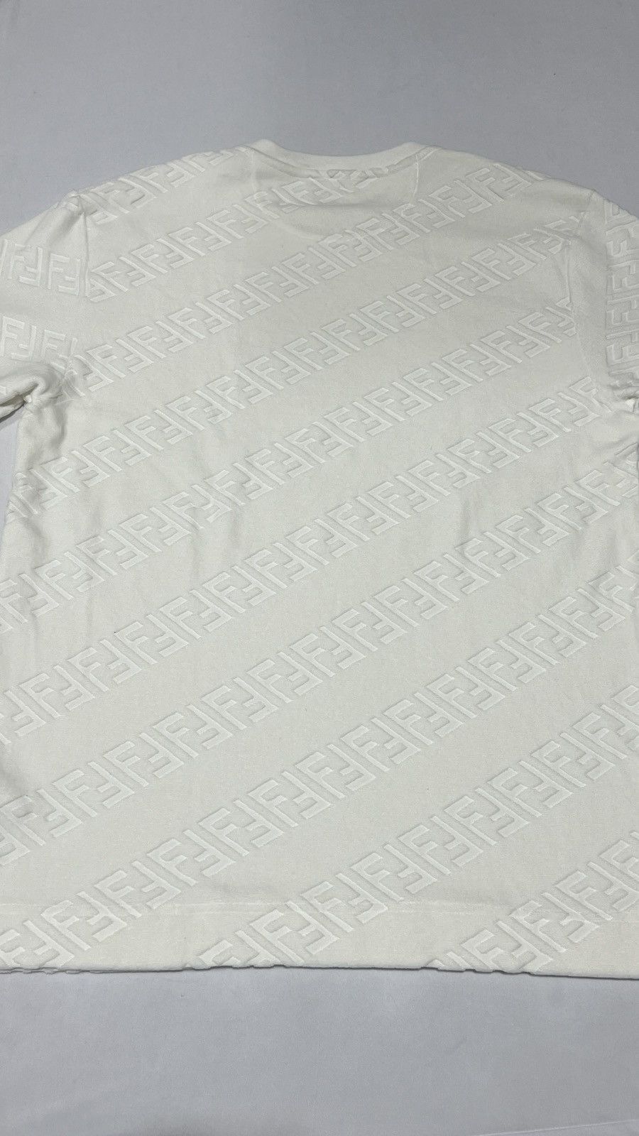 Fendi Fendi Monogram Towel White Tee Size US L / EU 52-54 / 3 - 12 Thumbnail