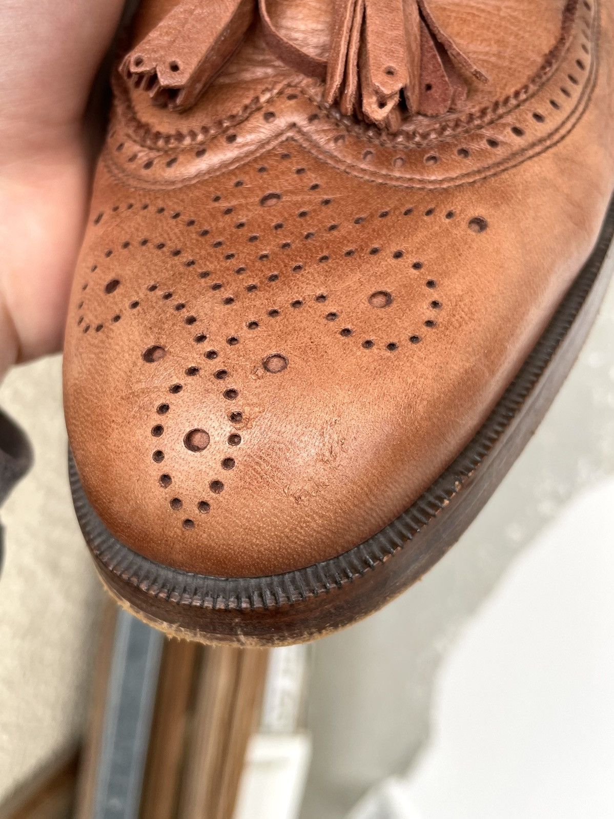 Bally Bally Suisse Leather Tassel Loafers Brogue Size 9.5 Brown Size US 9.5 / EU 42-43 - 19 Thumbnail