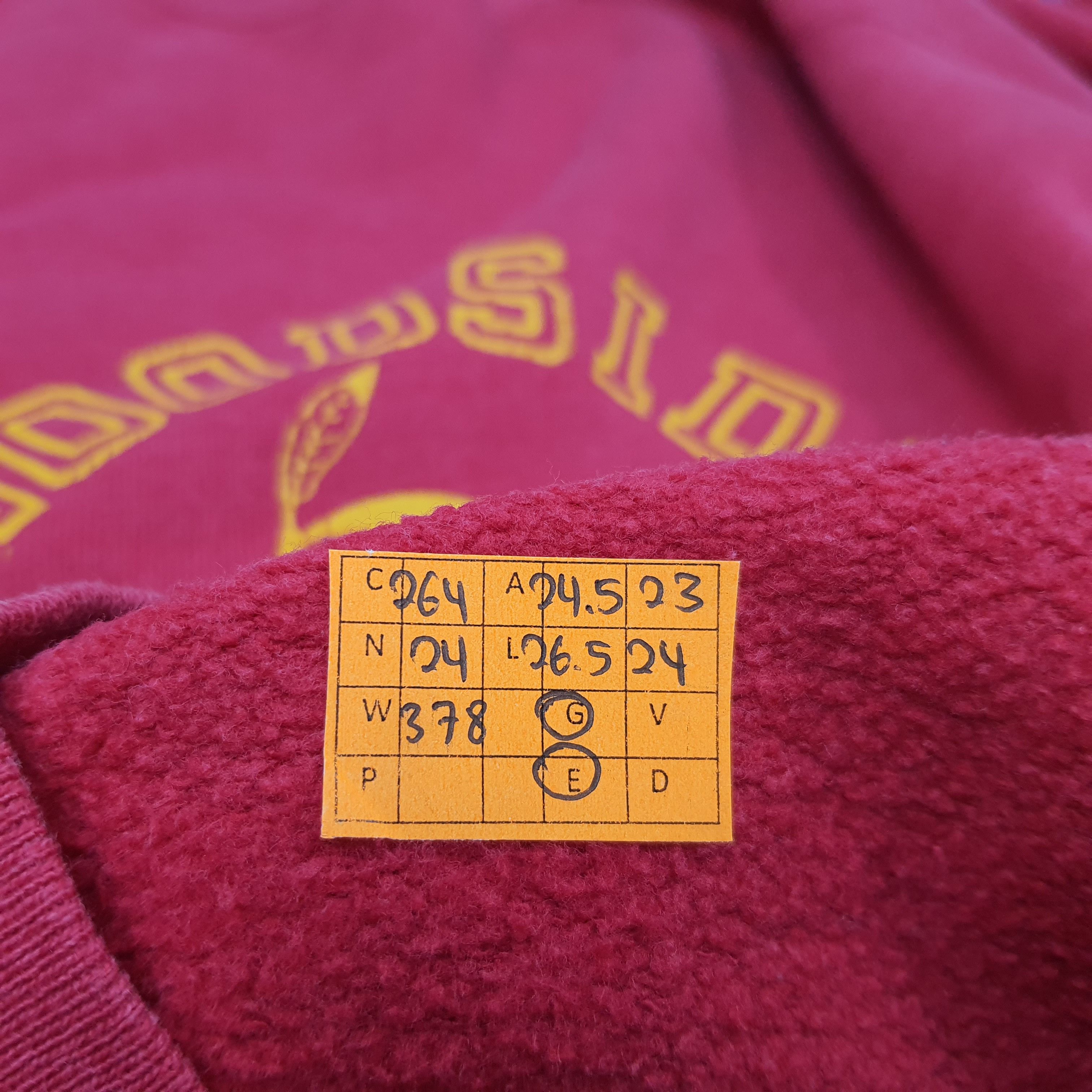 Hanes Vintage Woodside Indians Sweatshirt C264N24 Size US L / EU 52-54 / 3 - 5 Thumbnail