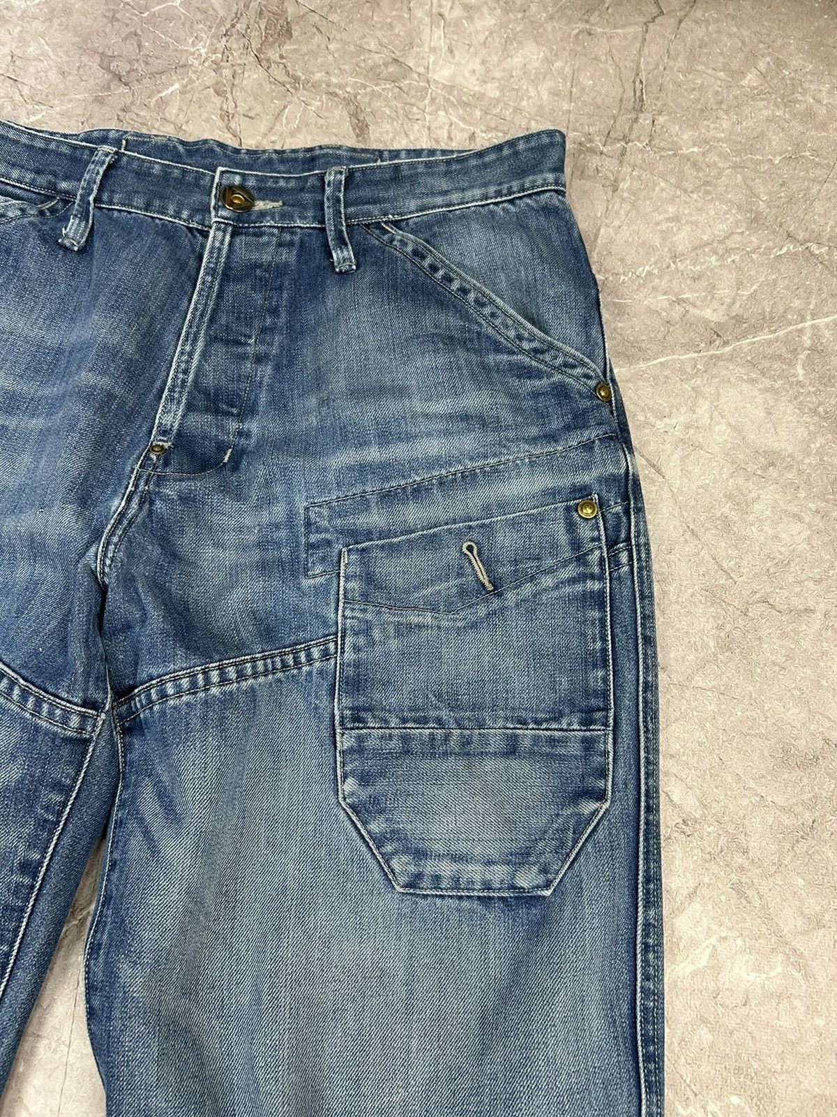 G-Star × Vintage Vintage G Star Double Knee jeans Pants Size US 32 / EU 48 - 4 Thumbnail