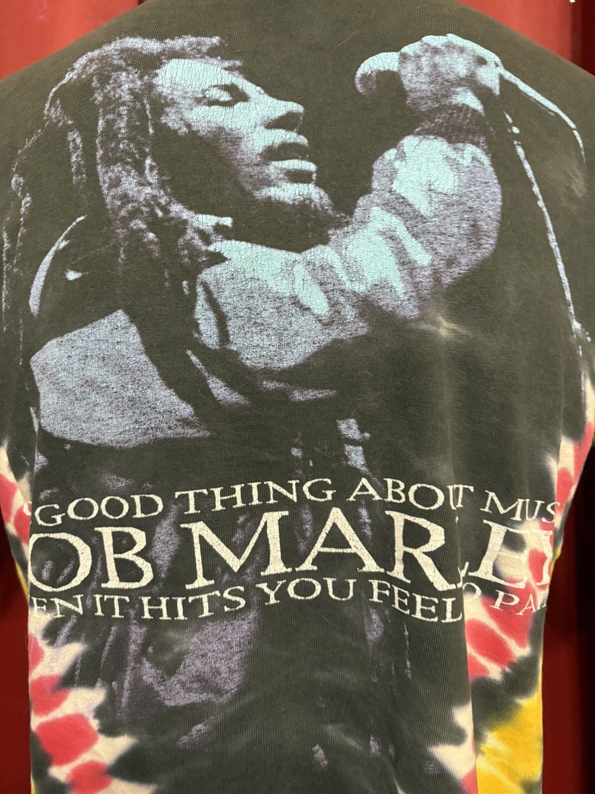 Bob Marley Vintage Bob Marley Tshirt Y2K Reggae Band Tee Grail Size US M / EU 48-50 / 2 - 3 Thumbnail