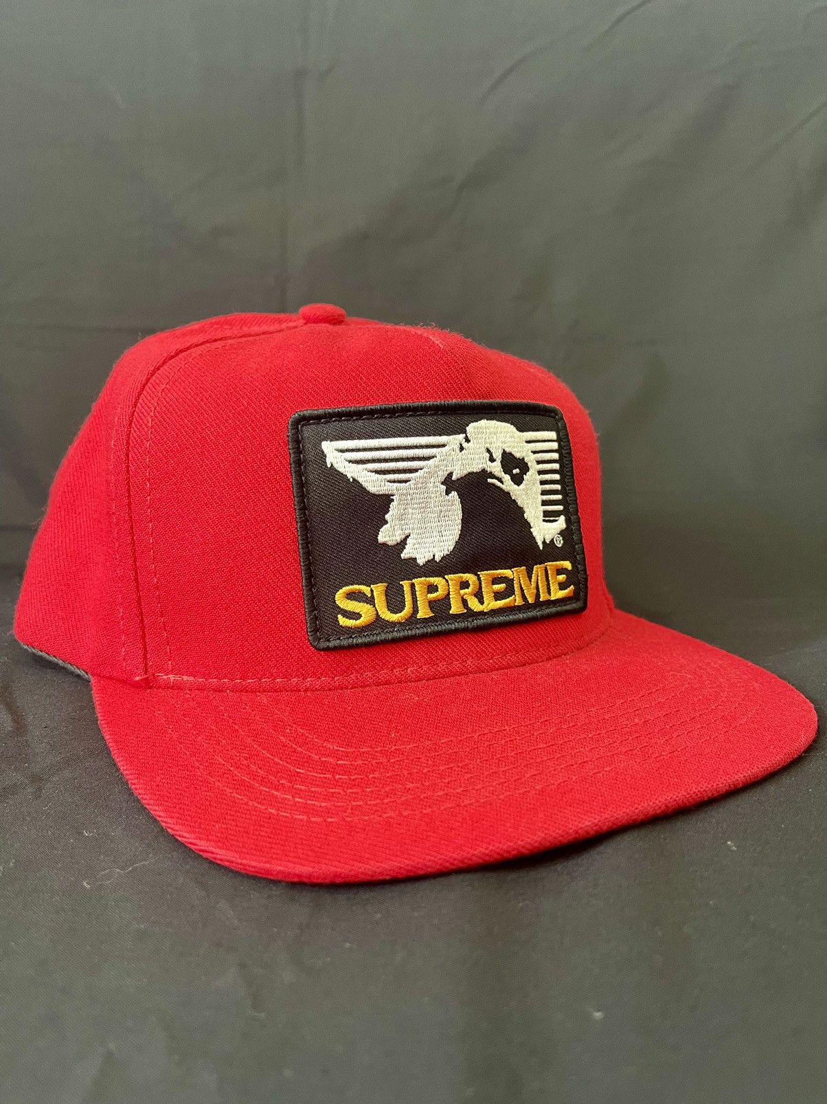 Supreme FW09 Supreme Eagle Patch 5 Panel Snapback Cap Hat Size ONE SIZE - 1 Thumbnail