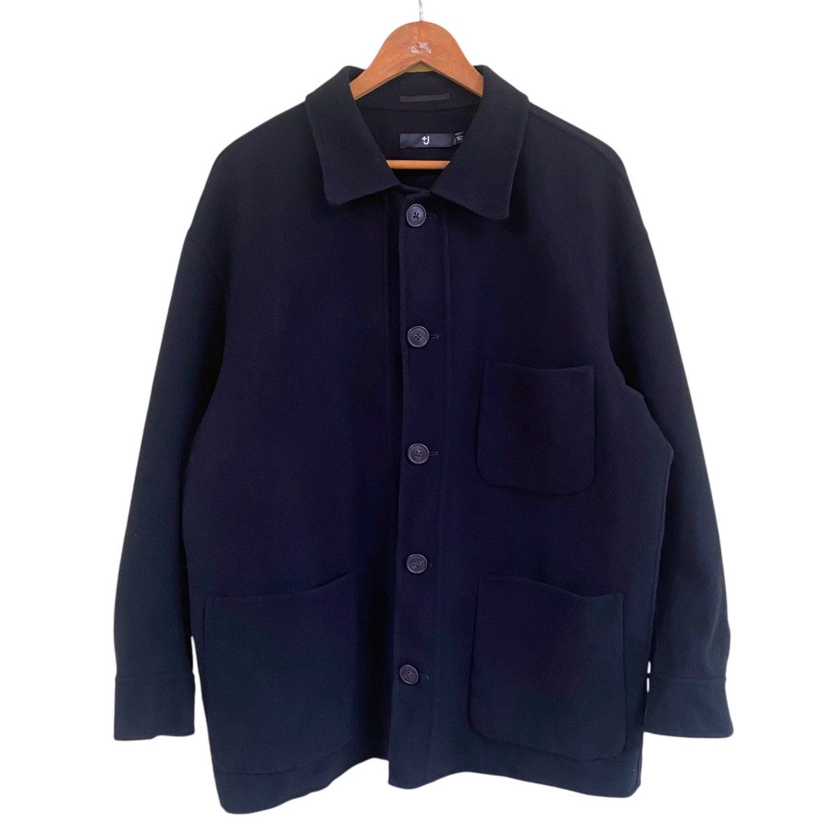 Japanese Brand × Jil Sander 💥JIL SANDER BLACK CHORE WORKER BUTTON JACKET Size US L / EU 52-54 / 3 - 1 Thumbnail
