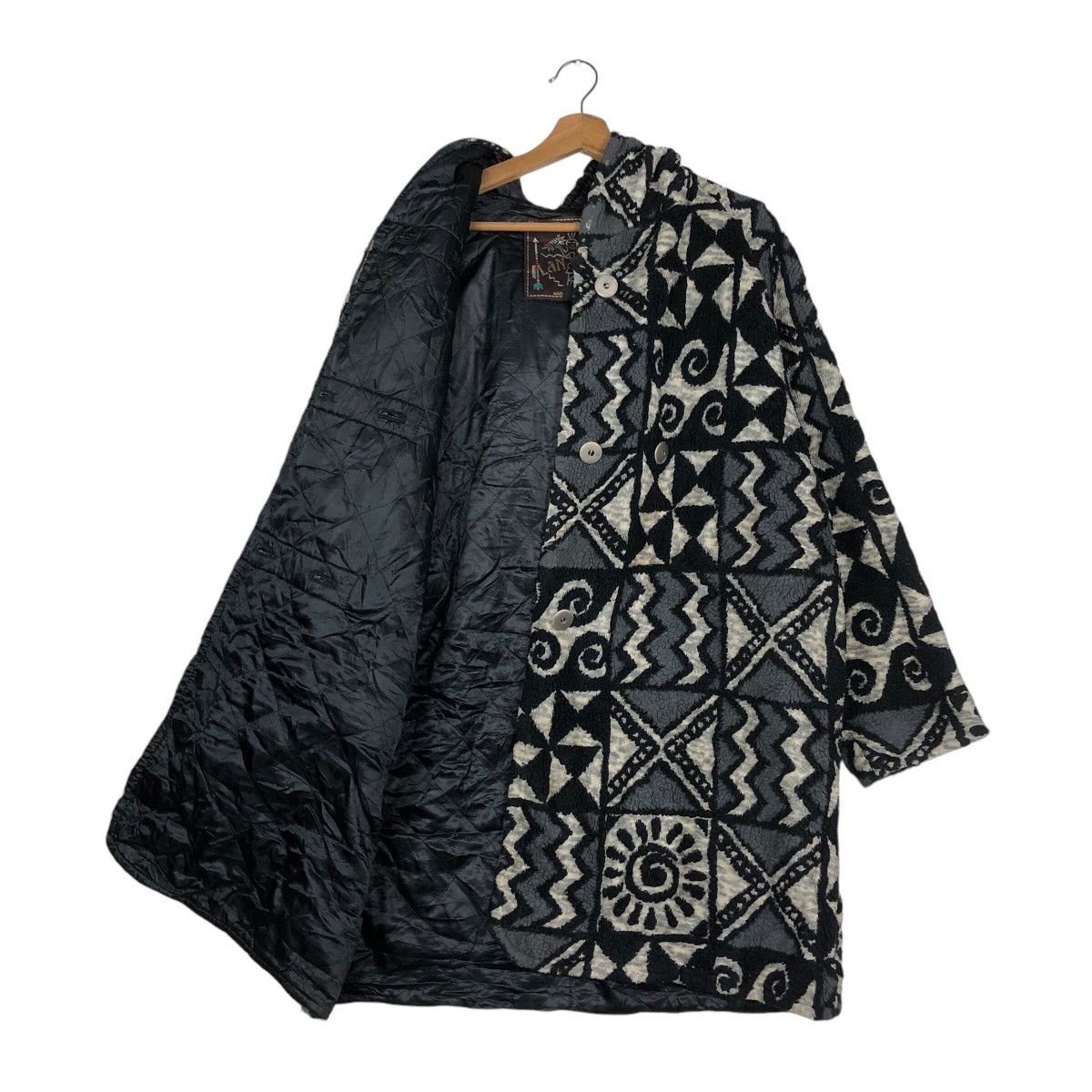 Japanese Brand × Vintage 📌Vintage Lanatura Goldwin Button Jacket Native Navajo Aztec Size US L / EU 52-54 / 3 - 14 Thumbnail
