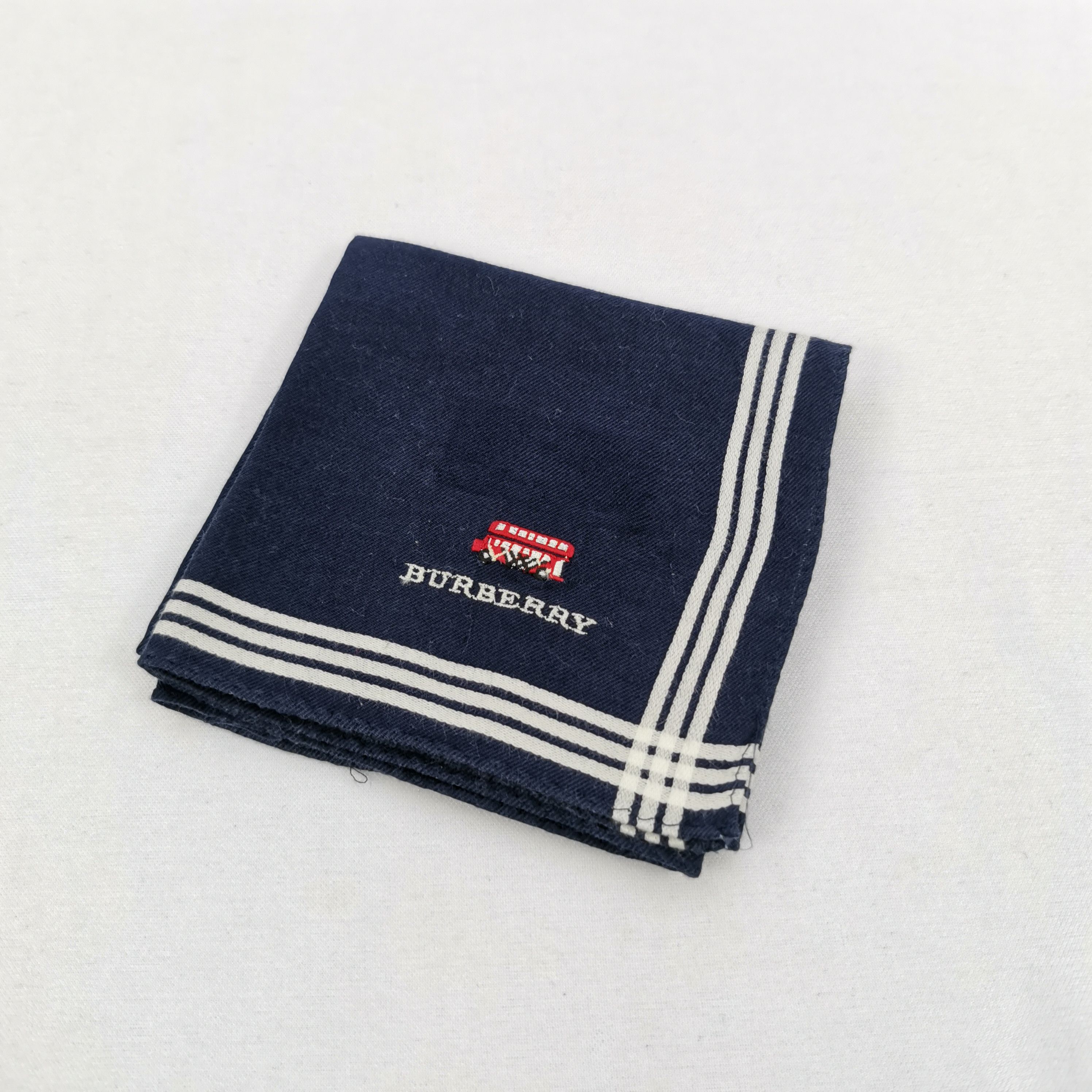 Burberry Vintage Burberry Handkerchief Bandana Pocket Square Size ONE SIZE - 4 Thumbnail