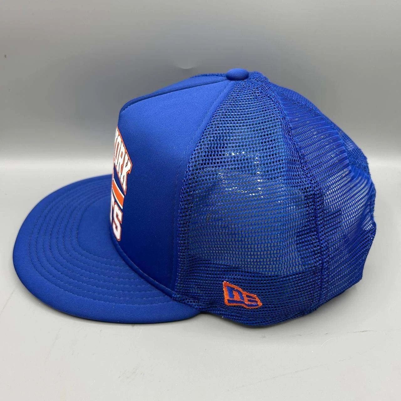 New Era New York Mets Trucker Hat Men Blue Snap Back Cap Size ONE SIZE - 7 Thumbnail