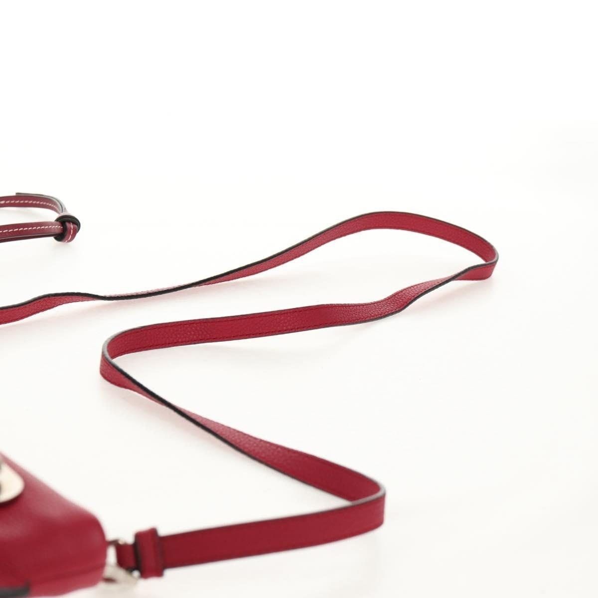 Loewe Loewe Anagram Leather Missy Small Shoulder Bag Red Size ONE SIZE - 13 Thumbnail
