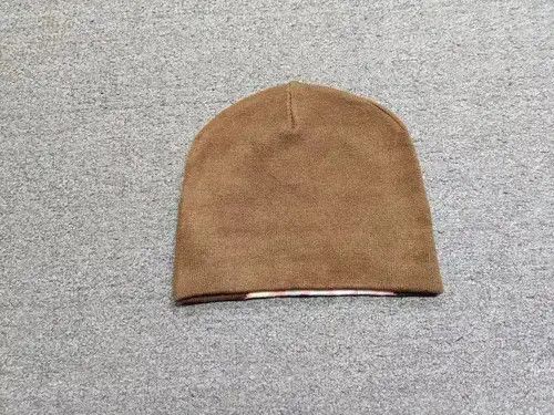 Other Throwed Emoji Smiley Graphic No Cuff Beanie Hat Brown Size ONE SIZE - 2 Thumbnail