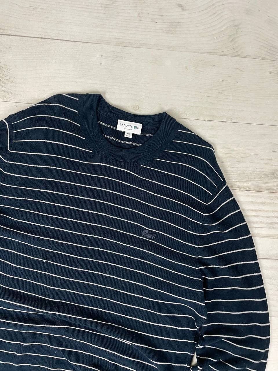 Lacoste Lacoste Sweater Striped Size US XL / EU 56 / 4 - 2 Thumbnail