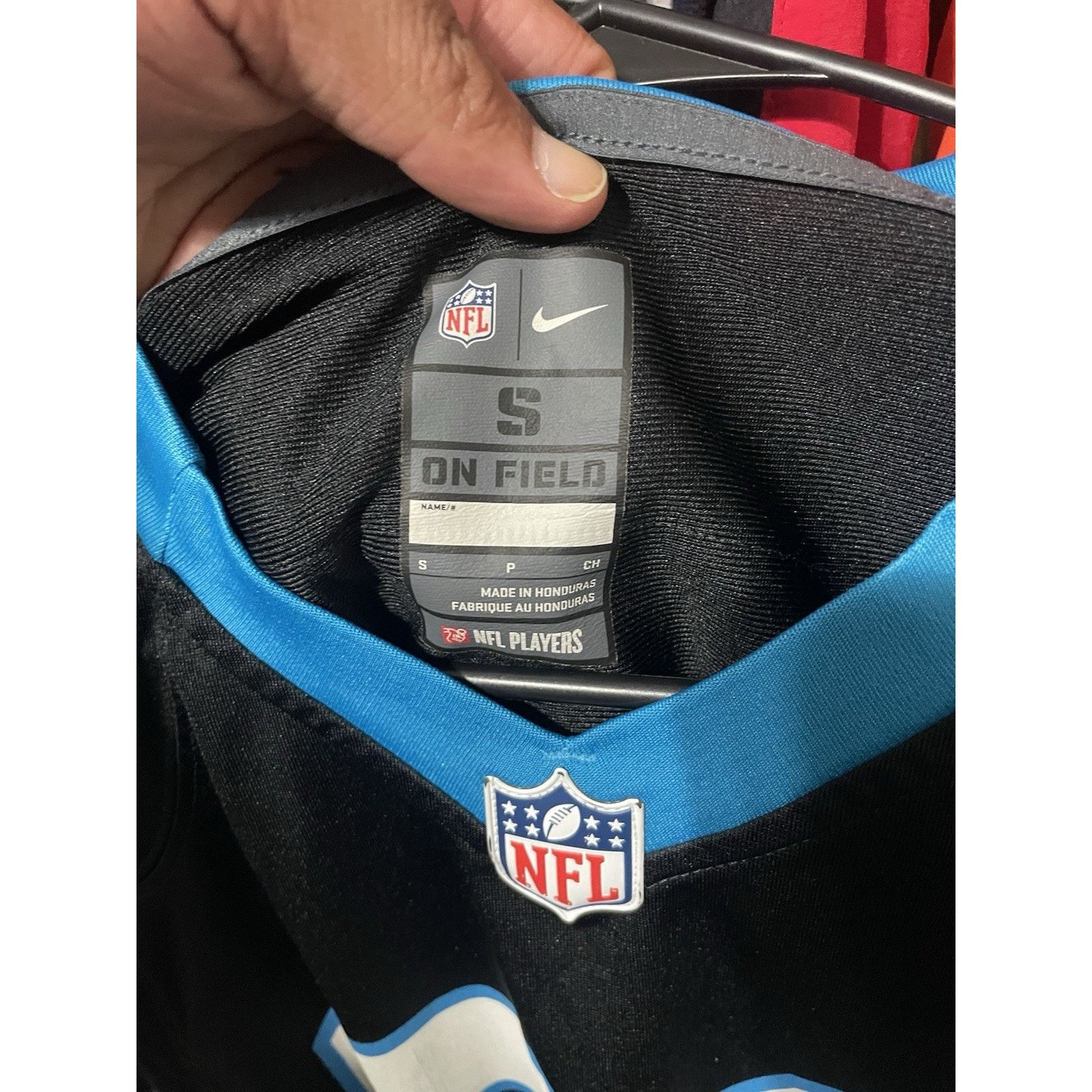 Nike Size S-Men's Jeremy Chinn #21 Carolina Panthers Nike Jersey Size US S / EU 44-46 / 1 - 3 Thumbnail