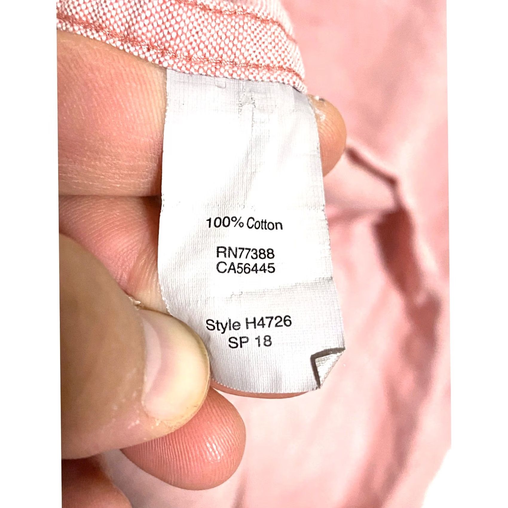 J.Crew J. Crew Oxford Pink Flex Button Dress Shirt Mens S 14-14.5 Office Preppy Size 36R - 6 Thumbnail