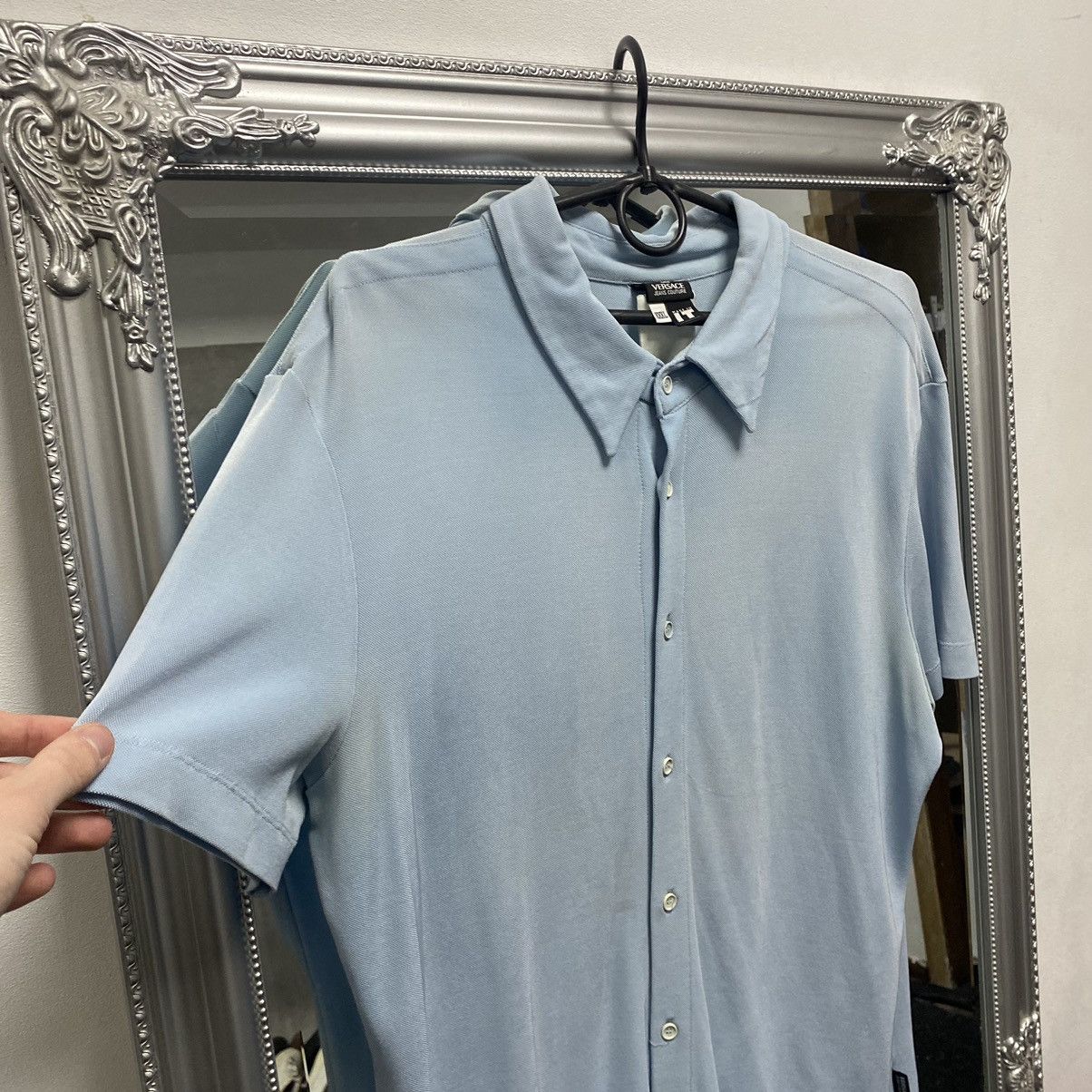 Versace Versace Shirt Vintage Size US L / EU 52-54 / 3 - 4 Thumbnail