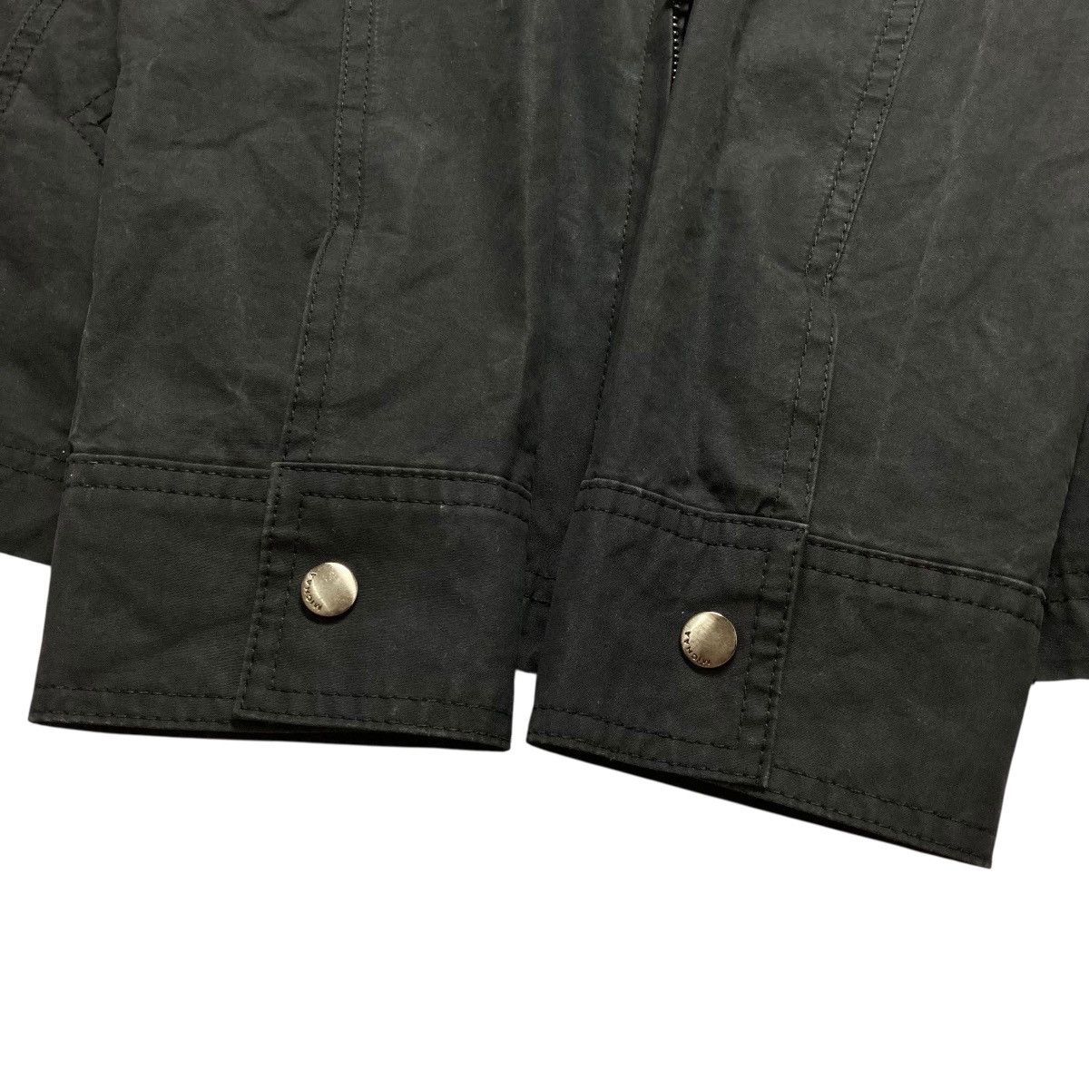 Le Grande Bleu (L.G.B.) MICHAA - Vintage Multi Zipper Black Washed Jacket Designer🇮🇹 Size US S / EU 44-46 / 1 - 8 Thumbnail